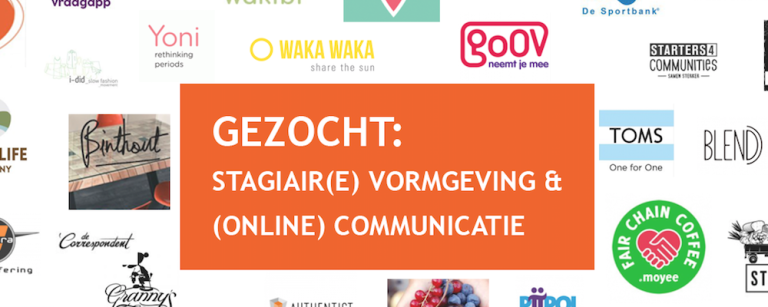 Stage Vormgeving & (online) Communicatie